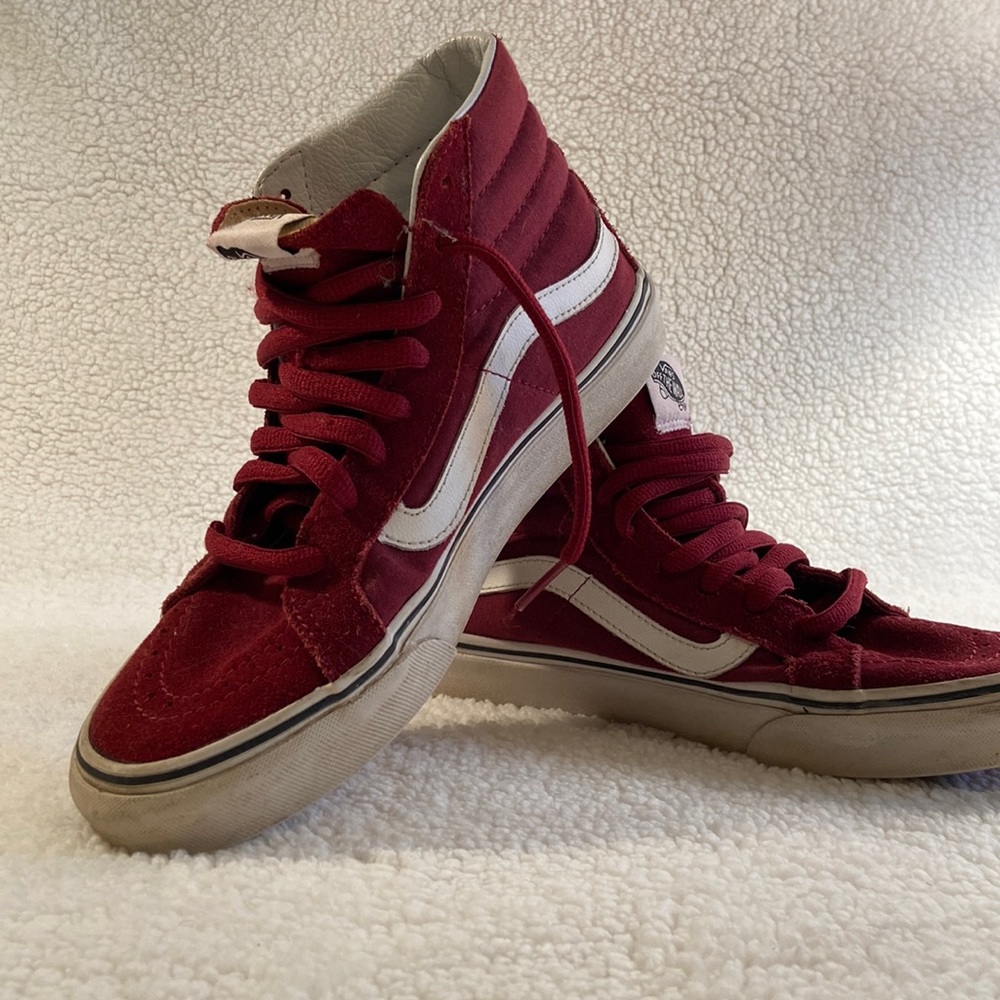 Vans high tops.